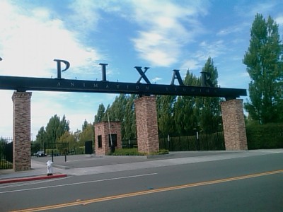 pixar logo animation. dresses pixar studios logo.